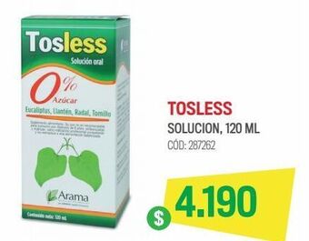 Cruz Verde Opko tosless solución oral jarabe 120 ml oferta