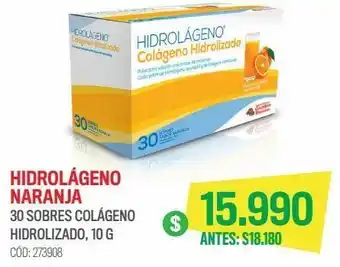 Cruz Verde Garden house hidrolágeno colágeno hidrolizado 30 sobres sabor naranja oferta