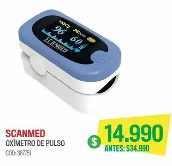 Cruz Verde Scanmed scanmed fs-20k oximetro de pulso 1 unidad oferta
