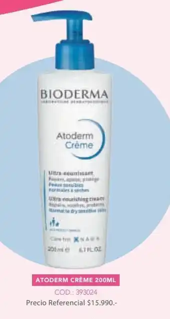 Cruz Verde Atoderm crema hidratante y protector diario 200 ml oferta