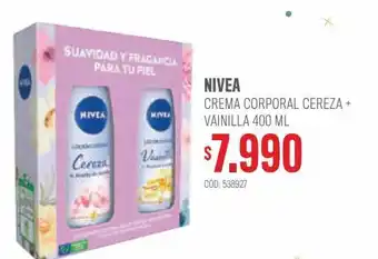 Cruz Verde Pack loción corporal cereza & aceite de jojoba 400ml + loción corporal vainilla & aceite de almendras 400ml oferta