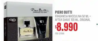 Cruz Verde Piero butti eau de toilette for men 50 ml + gel after shave oferta