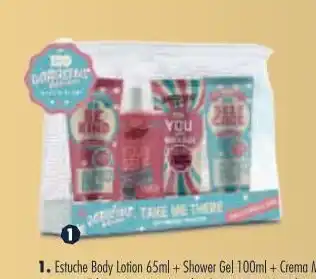 Cruz Verde Gorgeous body lotion+shower gel+crema manos+exf.manos oferta