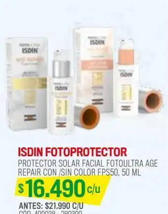 Cruz Verde Foto ultra age repair fusion water spf50 protección solar 50 ml oferta
