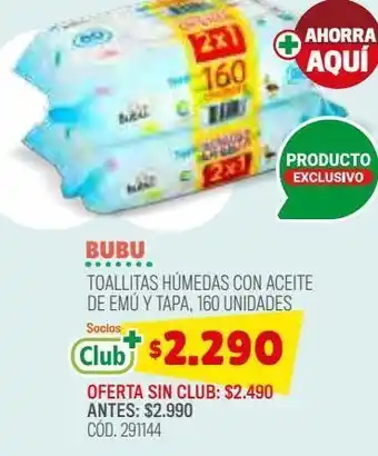 Cruz Verde Toallitas húmedas pack 160 unidades oferta