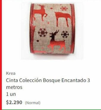 Jumbo Krea Cinta Coleccion Bosque Encantado 3 metros 1 un oferta