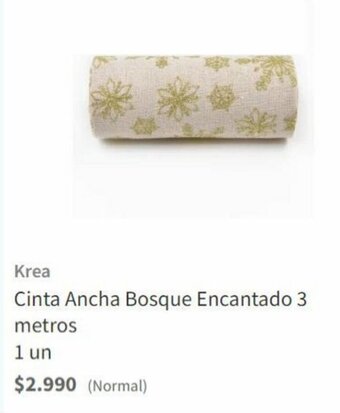 Jumbo Krea Cinta Ancha Bosque Encantado 3 metros oferta