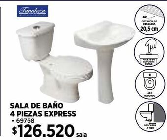 Construmart Sala de baño fanaloza oferta
