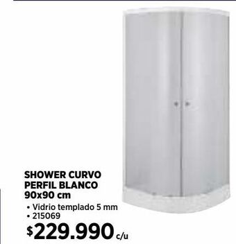 Construmart Shower curvo oferta