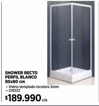 Construmart Shower recto oferta