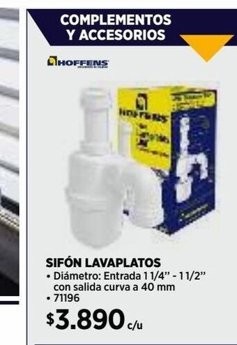 Construmart Sifón lavaplatos oferta