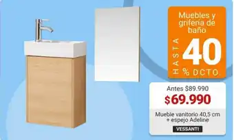 Vessanti Mueble vanitorio 40.5 cm + espejo Adeline