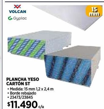 Construmart Plancha yeso cartón oferta