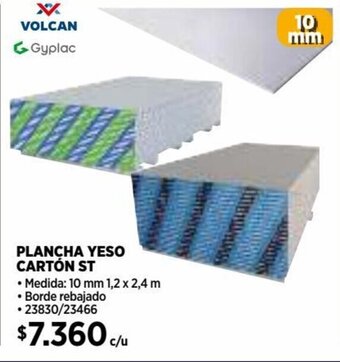 Construmart Plancha Yeso Cartón St oferta