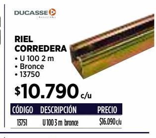 Construmart Riel corredera oferta
