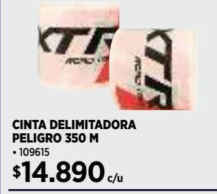 Construmart Cinta delimitadora peligro 350 m oferta