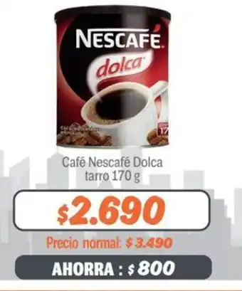 Mayorista 10 Nescafe Dolca Tarro Cafe 170g oferta