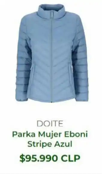 Germani Doite Parka Mujer Eboni Stripe Azul oferta