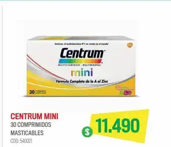 Centrum mini 30 comp masticables