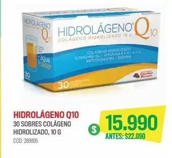 Cruz Verde Hidrolágeno q10 colágeno hidrolizado 30 sobres sabor naranja oferta