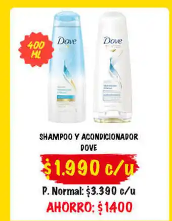 Super Bodega a Cuenta Shampoo Y Acondicionador Dove oferta