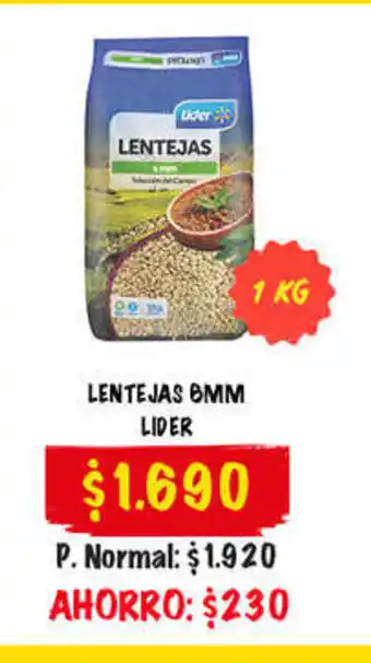 Super Bodega a Cuenta Lentejas 6mm Lider oferta