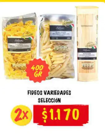 Fideos Variedades Seleccion