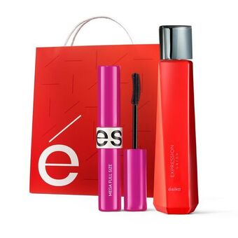 Ésika Set expression union + máscara mega full size a prueba de agua oferta