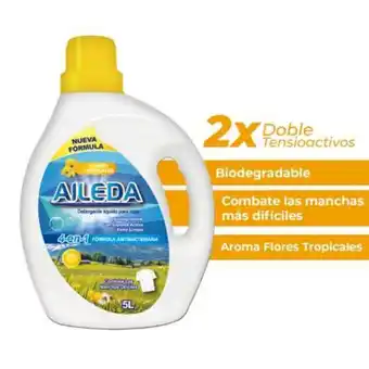 Detergente antibacteriano aroma flores tropicales 5 litros