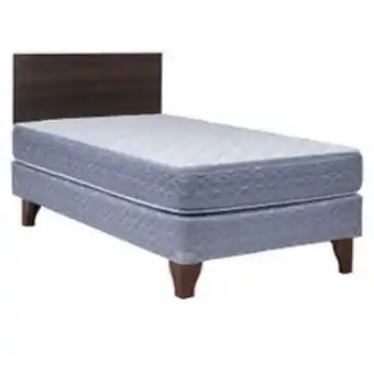 Abcdin Cama europea 1 plaza evolution black + respaldo castilla oferta