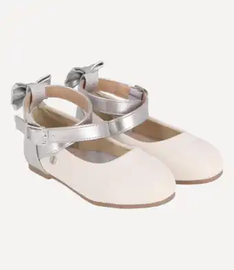 Limonada Bailarina con lazo en tobillos bebé niña blanco limonada oferta