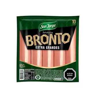 Supermercado El Trébol Salchicha bronto san jorge 950 gr oferta