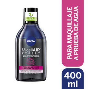 Salcobrand Loción micelar expert nivea waterproof make up remover 400ml oferta
