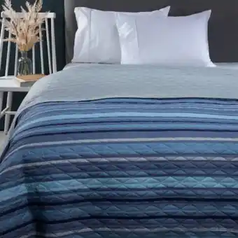 Cubrecama quilt stripes
