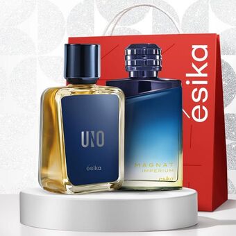 Ésika Set perfumes de hombre magnat imperium + uno oferta