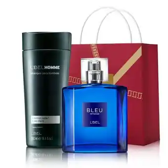 Set bleu intense y shampoo homme