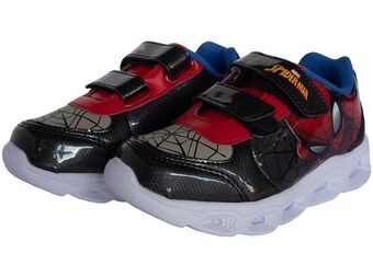 Ripley Zapatilla luces niño spiderman showed negro marvel oferta