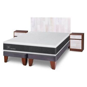 Linio Cama europea ortopedic king + muebles legno oferta