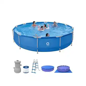 Paris Piscina estructural avenli redonda 4.5 x 1.22 m 15 m3 oferta