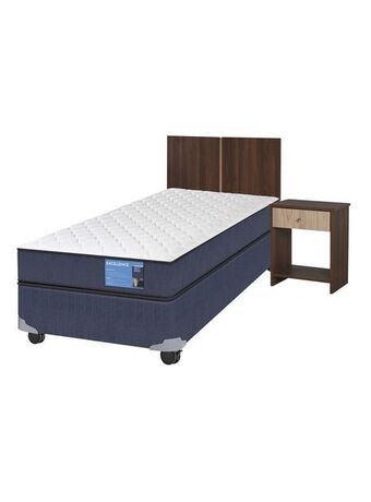 Paris Box americano excellence 1.5 plazas base normal + set muebles stylo oferta