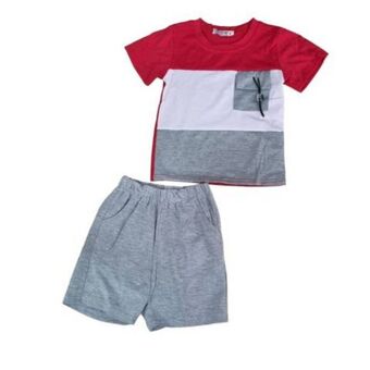 Linio Pijama niño manga corta algodón tricolor oferta