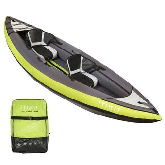 Decathlon Kayak inflable 1-2 persona verde oferta