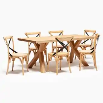 Linio Juego de comedor riviera 6 sillas oferta