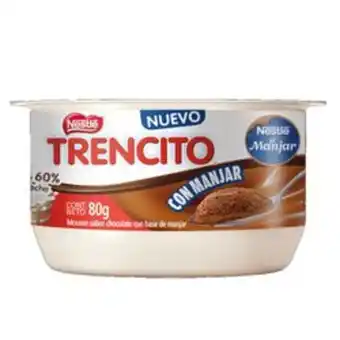 Unimarc Mousse trencito chocolate manjar 80 g oferta