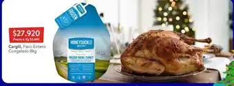 Lider Cargill Pavo Entero Congelado 8 kg oferta