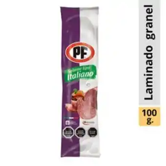 Unimarc Salame italiano pf laminado granel 100 g oferta