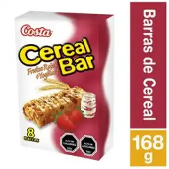 Unimarc Pack barra cereal costa cereal bar frutos rojos 8 un de 21 g oferta