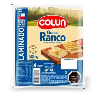 Unimarc Queso ranco colun laminado 500 g oferta