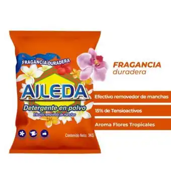 Linio Detergente en polvo aileda aroma flores tropicales 3 kg oferta