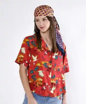 Tricot Blusa grullas oferta